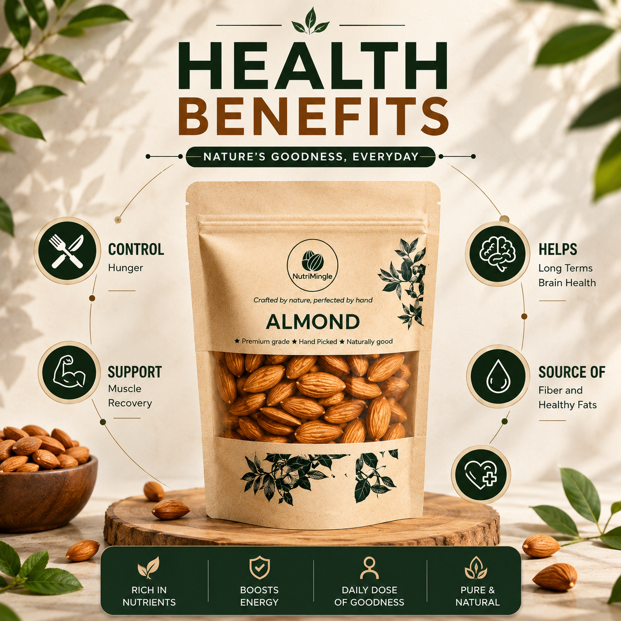 premium-almonds-250g - Image 2