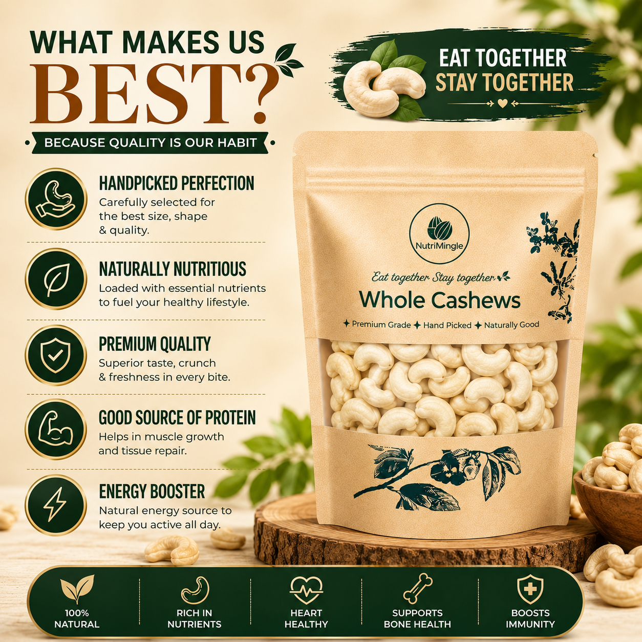 W260 Premium Cashew – 250g - Image 3
