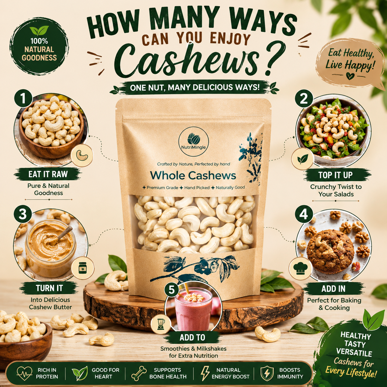 W260 Premium Cashew – 250g - Image 4